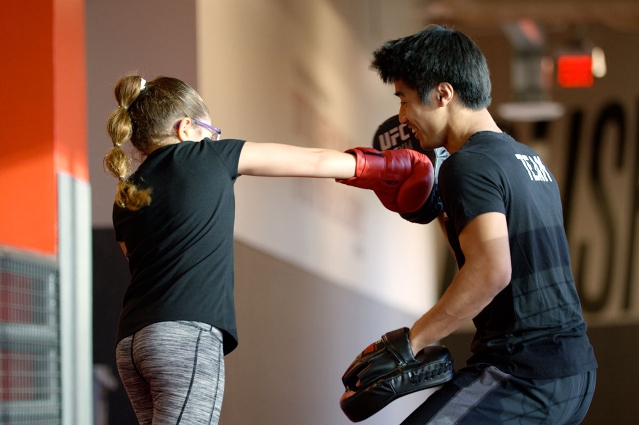 Young member practices youth program