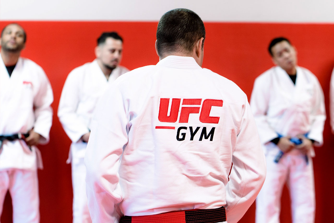 Back shot of head BJJ coach